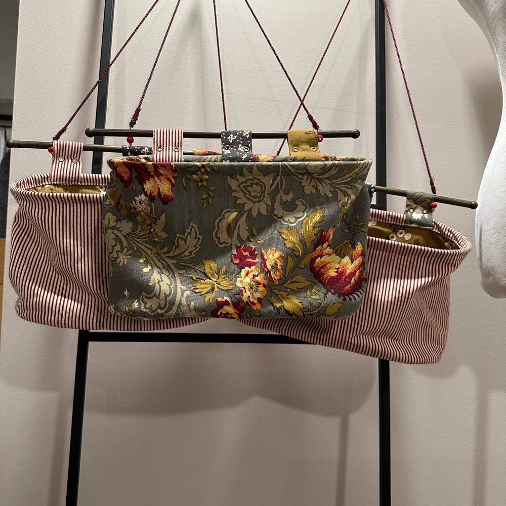 Anthropologie WALL DECOR HANGING BAGS vintage 2003 boho chic